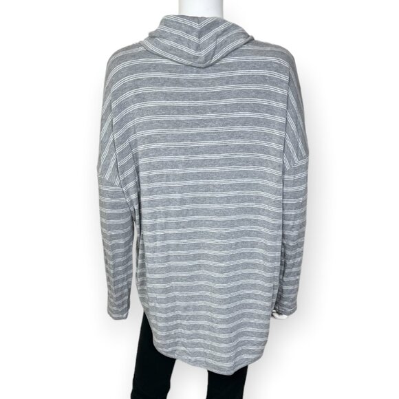 Lou & Grey Striped Signature Softblend Lite Cowl Top Preowned condition, gently - Picture 5 of 7
